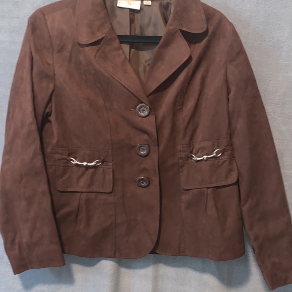 Studio works brown soft jacket - Picture 9 of 9